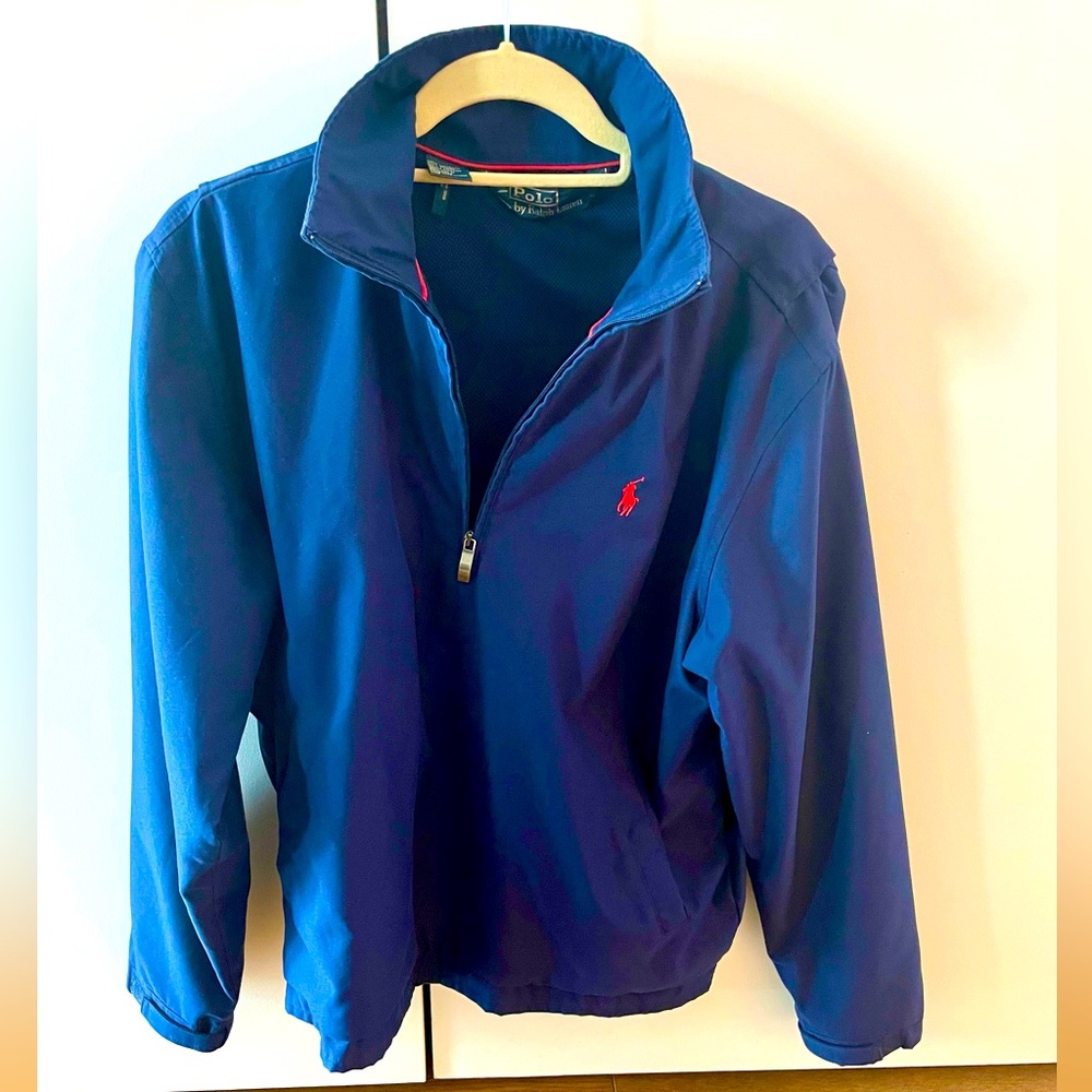Ralph Lauren zip jacket in blue - size Medium